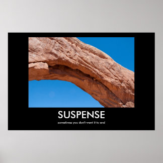 SUSPENSE affiche démotivante