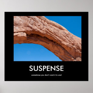 SUSPENSE "Arches" affiche démotivante