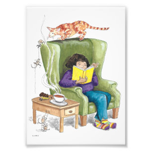 Suspense Novel Photo Print