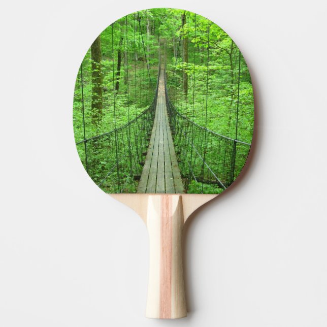 Suspension Bridge Ping Pong Paddle (Front)