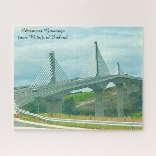 Suspension Bridge Waterford Ireland. Jigsaw Puzzle