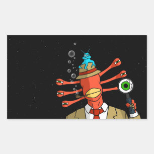 "Suspicious Alien" Sticker