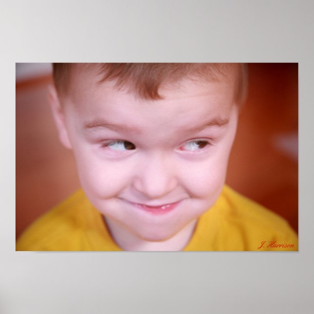 Suspicious Eyes Poster (Front)