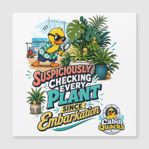 Suspiciously Checking Plants Duck Cruise