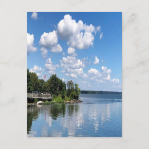 Susquehanna River Walk Havre de Grace Maryland Postcard