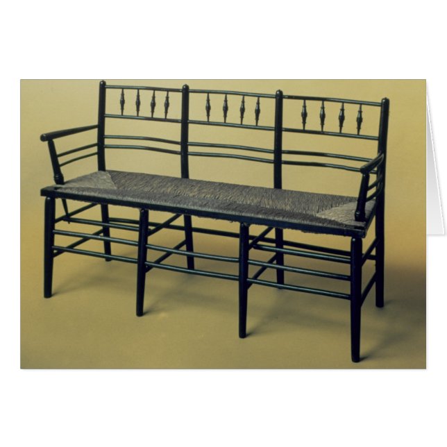 Sussex rush-seated chair (wood and rush) (Front Horizontal)