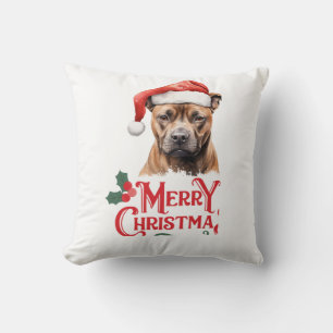 Sussex Spaniel Christmas Throw Pillow