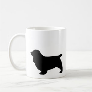 Sussex Spaniel Dog Breed Silhouettes Coffee Mug