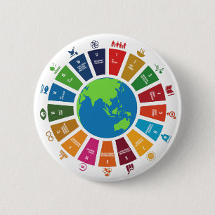 Sustainability Goals Advocacy Community Action 2 Inch Round Button