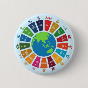 Sustainability Goals Advocacy Community Action 2 Inch Round Button