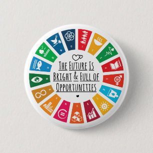 Sustainability Goals Advocacy Community Action 2 Inch Round Button