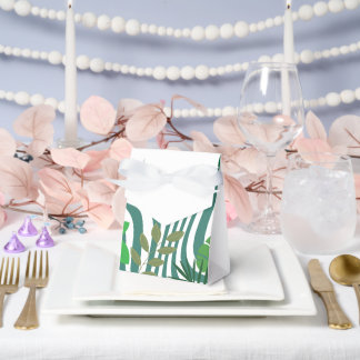 Sustainable Favour Box Colour Green Leaves Nature