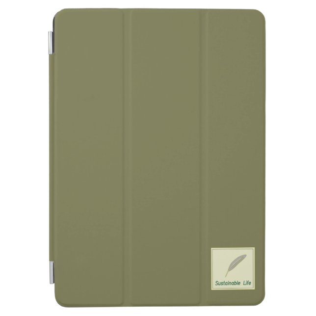 Sustainable Life (green) iPad Air cover (Front)