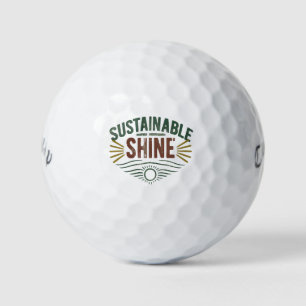 Sustainable Shine Golf Balls