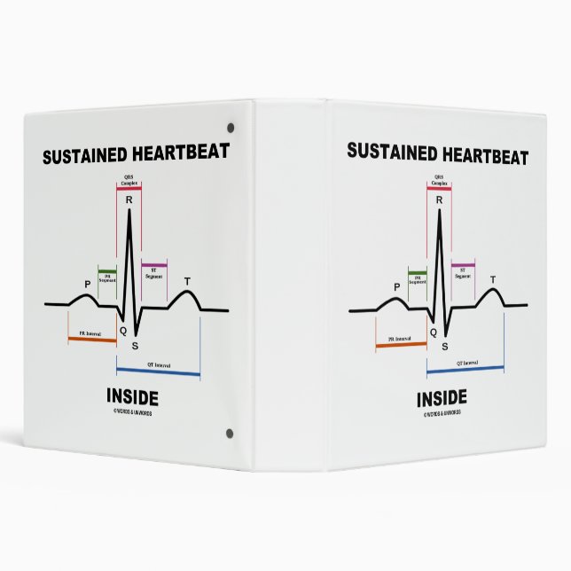 Sustained Heartbeat Inside (Electrocardiogram) Binder (Background)