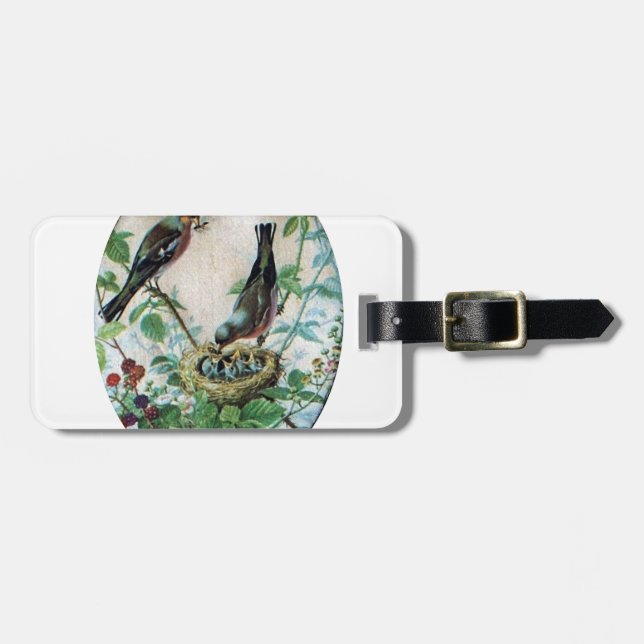 Sustaining the Flock: Capturing Nurturing Parental Luggage Tag (Front Horizontal)