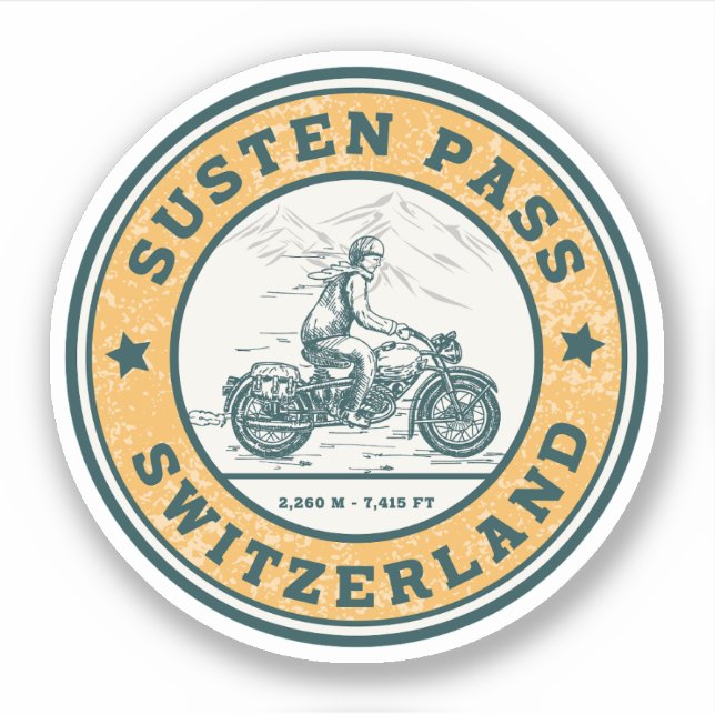 Susten Pass swiss–alps motorcycle tour (Front)