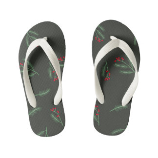 Susurros del bosque kid's flip flops