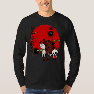 Susuwatari And Kodama Japanese Ghosts Spooky Hallo T-Shirt