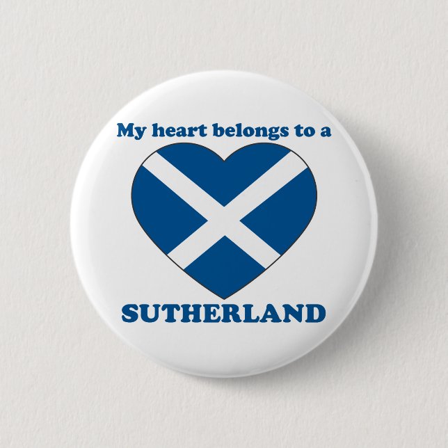 Sutherland 2 Inch Round Button (Front)