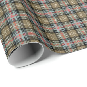 Sutherland Clan Ancient Tartan Wrapping Paper