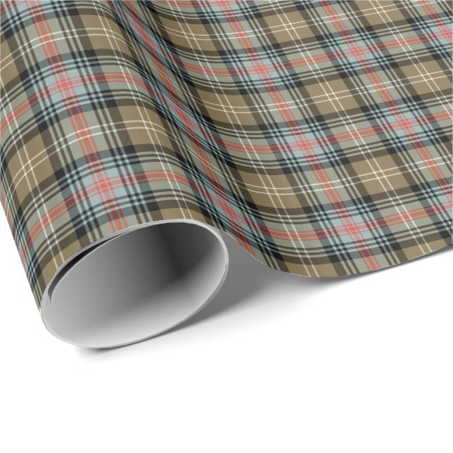 Sutherland Clan Ancient Tartan Wrapping Paper (Roll Corner)