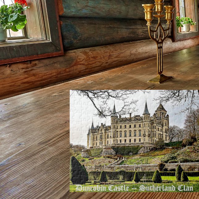 Sutherland Clan's Dunrobin Castle in Autumn Jigsaw Puzzle (Creator Uploaded)