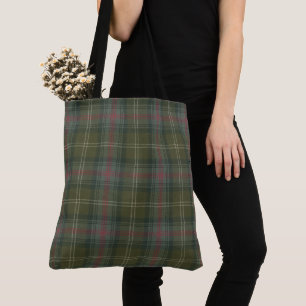 Sutherland Old Weathered  Scottish Clan Tartan  Tote Bag