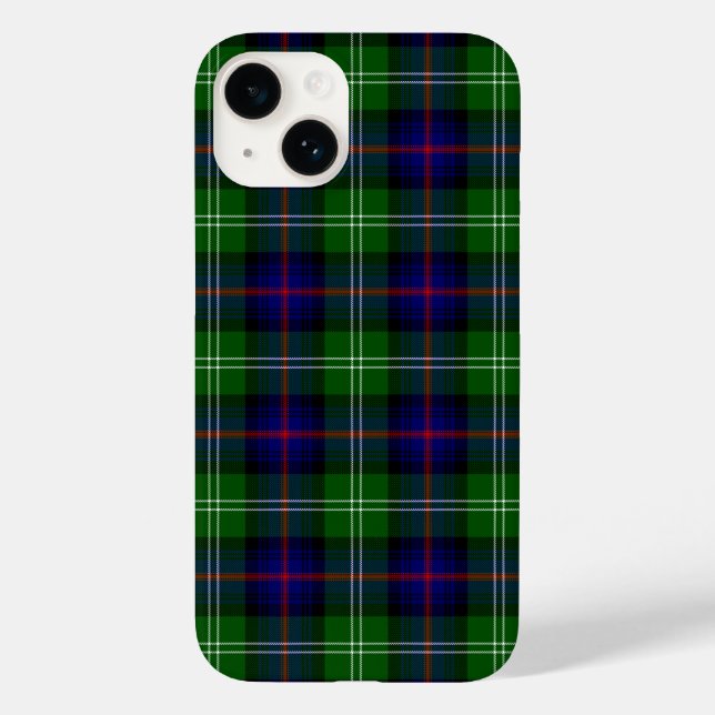 Sutherland tartan blue green plaid Case-Mate iPhone case (Back)