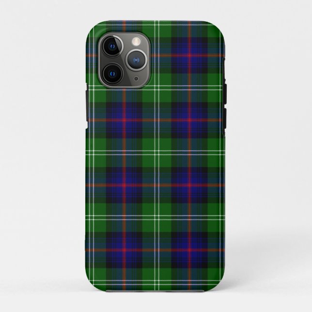 Sutherland tartan blue green plaid Case-Mate iPhone case (Back)
