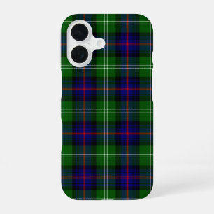 Sutherland tartan blue green plaid iPhone 16 case