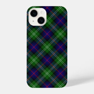 Sutherland tartan blue green plaid iPhone 14 case