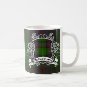 Sutherland Tartan Shield Coffee Mug
