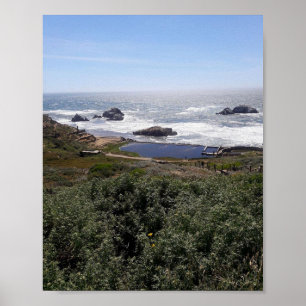 Sutro Baths Photo by Ahsek Novel Poster