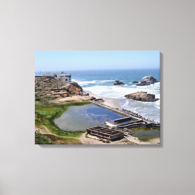 Sutro Baths San Francisco California Canvas Print (Front)