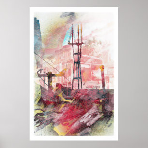 SutroMatic life AKA Sanfrancisco Electric Twin Poster