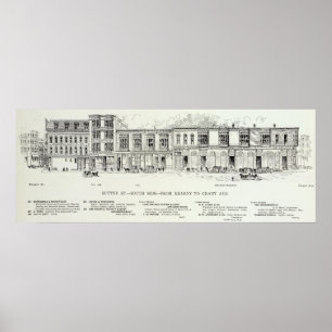 Sutter South side Kearny and Grant Poster