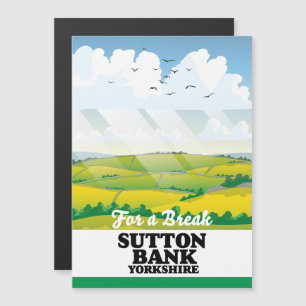 Sutton Bank yorkshire travel poster
