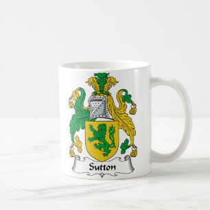Sutton Family Crest Coffee Mug