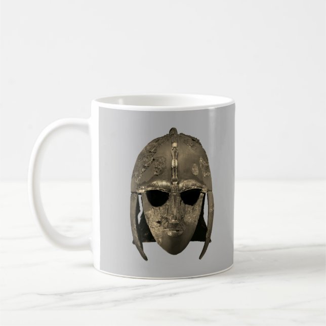Sutton Hoo helmet Coffee Mug (Left)