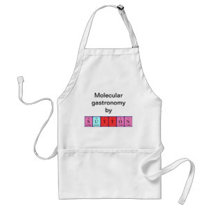 Sutton periodic table name apron