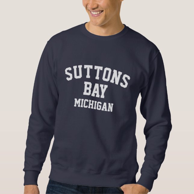 Suttons Bay Michigan Printed Sweatshirt (Front)
