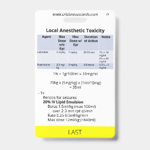 Suture/LAST Badge