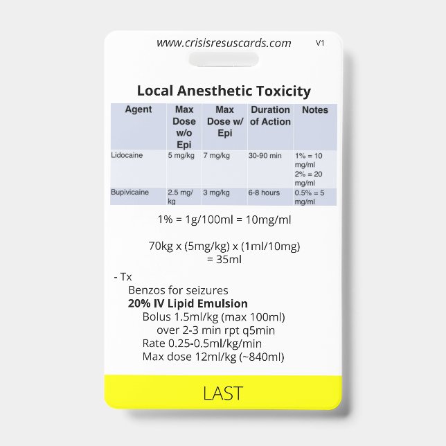 Suture/LAST Badge (Front)