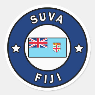 Suva Fiji Classic Round Sticker