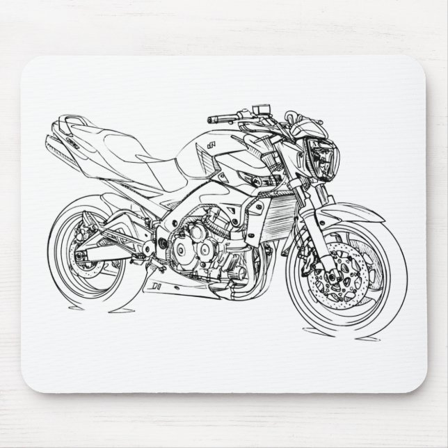 Suz GSR600 2006+ Mouse Pad (Front)
