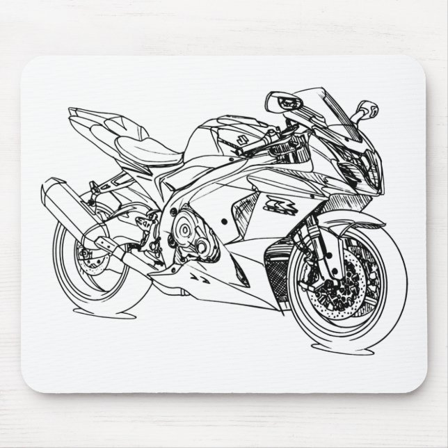 Suz GSXR1000 2012 Mouse Pad (Front)