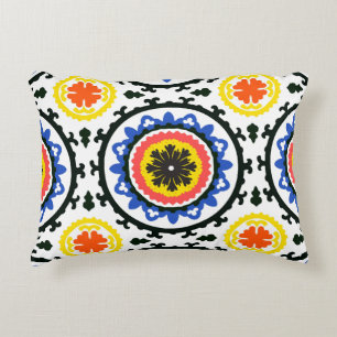 Suzani Pattern Decorative Pillow