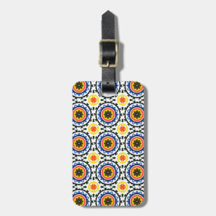 Suzani Pattern Luggage Tag