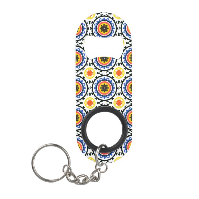 Suzani Pattern Mini Bottle Opener (Front)